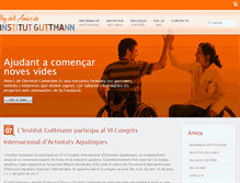 Tablet Screenshot of amicsguttmann.org